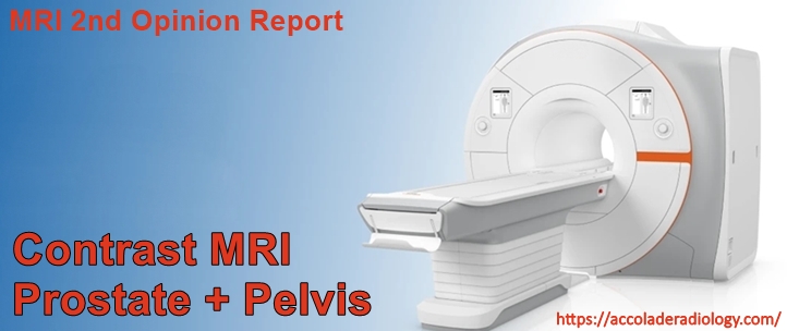 Contrast enhanced MRI of Prostate and Pelvis