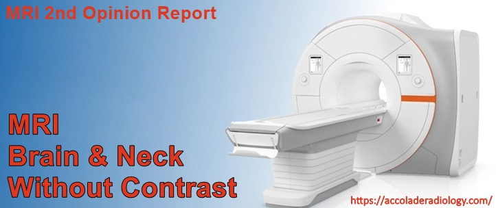 MRI Brain and Neck